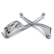 Chrome Brake Clutch Levers For Kawasaki Ninja ZX10R ZX6R Z1000 2007-2012 Z750R