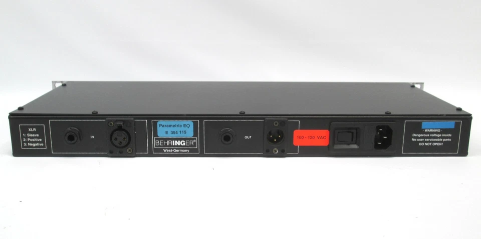 Behringer PEQ 305 5-Band Parametric Equalizer w/ Manual - Image 3 of 3