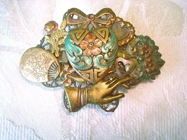 Brass Vintage Hair Accessories for sale - eBay display picture 2