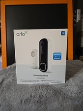 Arlo Wireless Video Doorbell 2nd Gen 2K  AVDK4001-100CNS w/ Chime 2 New Nib