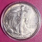 1986 American Eagle - $1 - 1 OZ. Coin - .999 Fine Silver - Toned - Capsuled