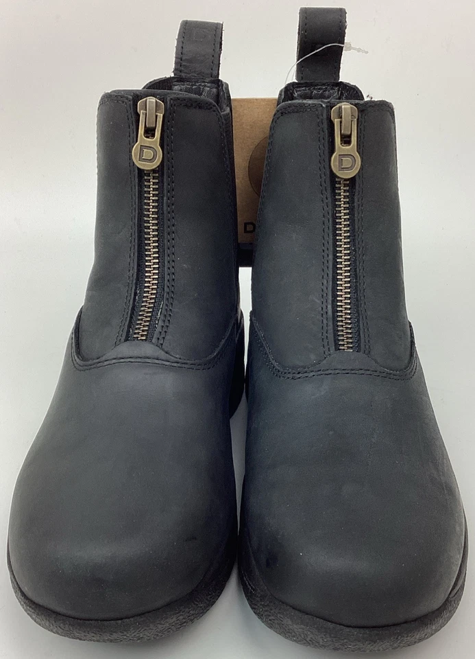 Женские кожаные сапоги для верховой езды Dublin Venturer III на молнии спереди черные размер 6 - Изображение 3 из 4