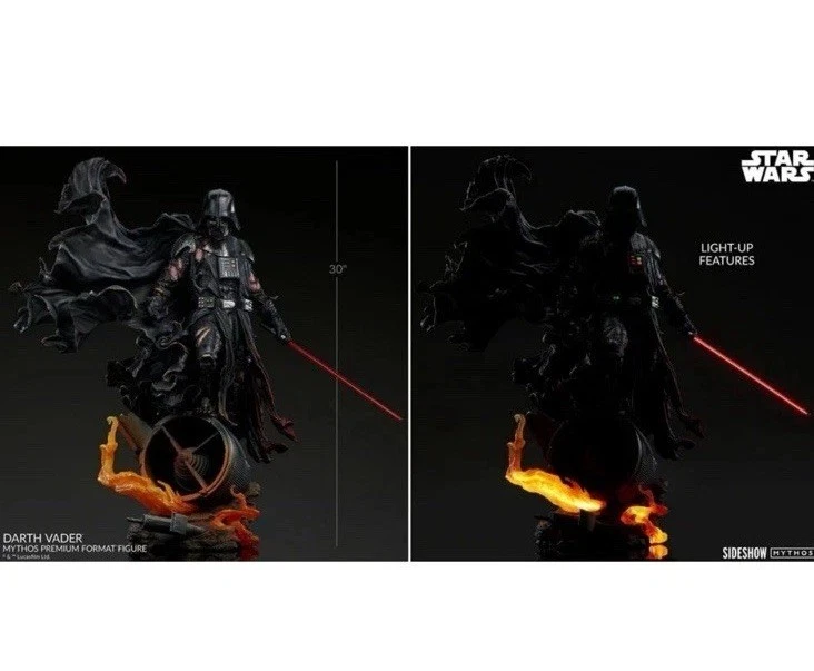 Star Wars Mythos Premium Format 1/4 Darth Vader 76 cm Sideshow Statue Neu - Bild 4 von 4