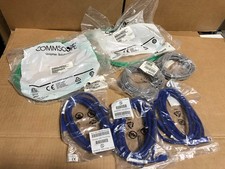 LOT OF 7x Assorted Cat6 CAT5e Network Cable GREEN BLUE GRAY