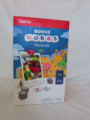 OSMO Genius Words Starter Kit Learning Game Letters Phonics Spelling 6-10