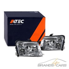 ATEC 2x SCHEINWERFER H4 LINKS+RECHTS FÜR FIAT PANDA 169 AB BJ 2009