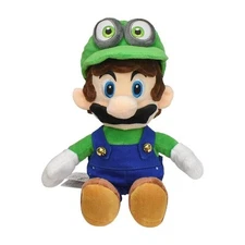 Super Mario Bros Odyssey Luigi Plush Doll Figure Stuffed Animal Toy 8"