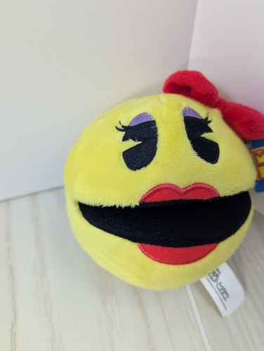 Bandai Namco Ms. Pac-Man Plush Toy Factory Small w/ tag - Picture 2 of 6