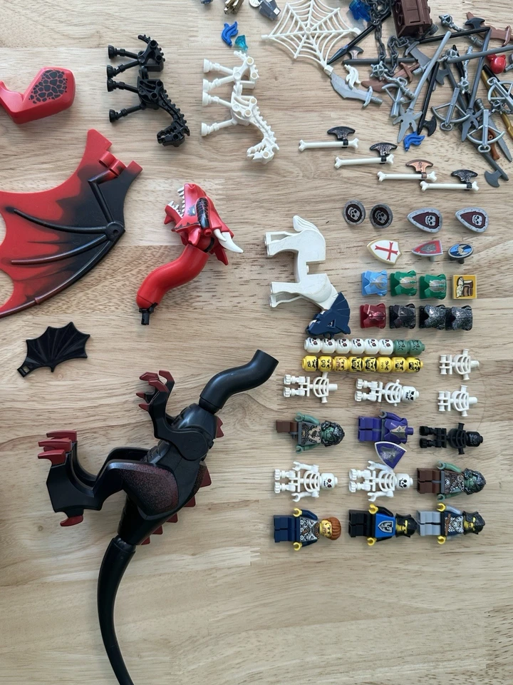 🔥🔥🔥Massive Lego Lot Castle Harry Potter City Dragons Horses Armor Accessories - Image 3 of 4