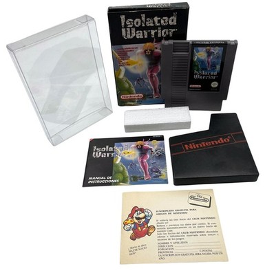 Nintendo NES - Isolated Warrior - OVP CIB mit Schutzhülle - Sehr Gut - ESP Ver  