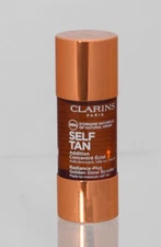 Clarins Self Tan Radiance-Plus Golden Glow Booster for Face 15 ml./ 0.5 oz. New