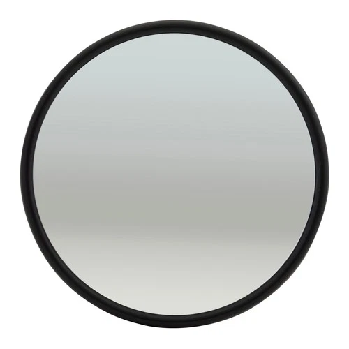 Grote 12182 Mirror 8 Inch Black Convex W/Center-Mount Ball Stud