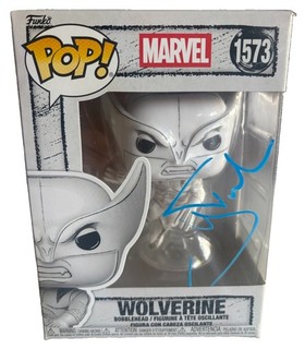 HUGH JACKMAN selten handsigniert "Wolverine" Marvel X Men Filme Funko Pop KEIN COA