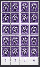 Lokalausgabe Saulgau "Victory" Mi.Nr. XVI (20) postfrisch Mi.Wert 1200 € (1428)