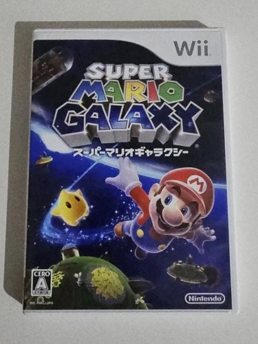 Jap Super Mario Galaxy (Nintendo Wii, 2007) CIB Clean Disc - Tested/Working!