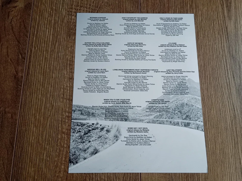 MORRISSEY - CALIFORNIA SON LP  2019 BLUE VINYL INSERT INNER SLEEVE NEAR MINT - Image 4 of 4