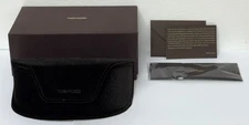 Brand New - Tom Ford Velvet Eyewear Case w/ Box, Cleaning Cloth & Card