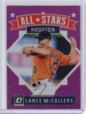 2018 Optic Purple Prizm All-Stars #168 Lance McCullers Houston Astros