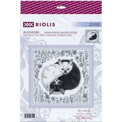 Kit de point de croix Riolis - YIN ET YANG 30X30, R2150