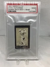 1901 Ogdens Guinea Gold I Series Golf Chas Hutchings PSA 2
