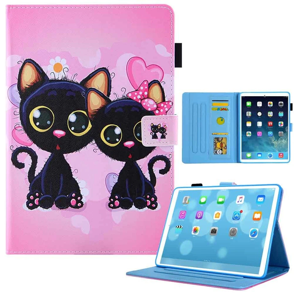For iPad Mini 6 5 4 3 2 / iPad Air 4 3 2 Magnetic Flip Leather Case Stand Cover - Image 2 of 4