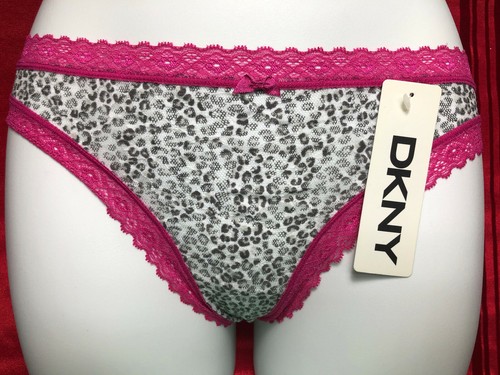 DKNY SIGNATURE LACE THONG PANTY CHOOSE YOUR COLOR AND SIZE S, M, L,XL NEW - Picture 5 of 28