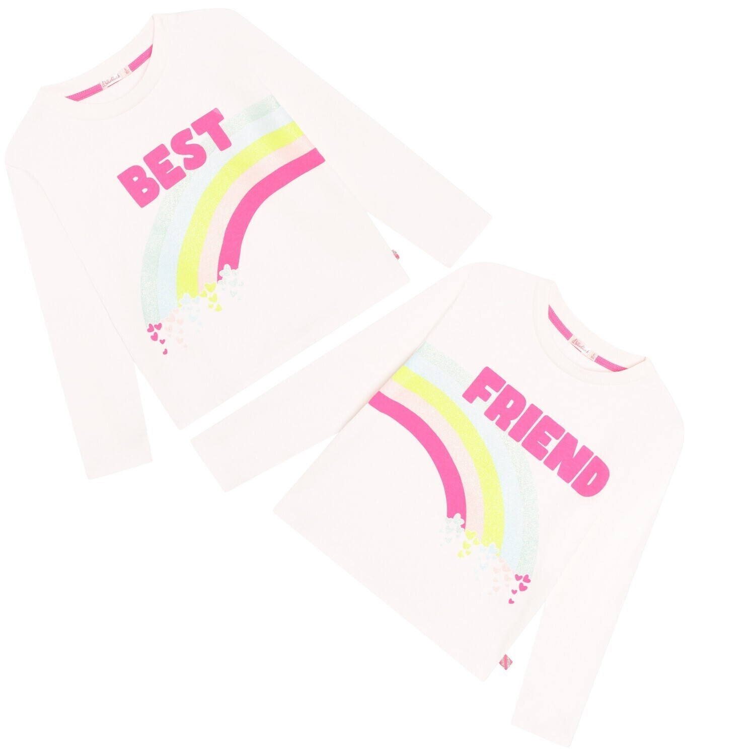 BILLIEBLUSH 2er-комплект рубашек Freunde Langarm - Лучшие друзья Sterne Regenbogen