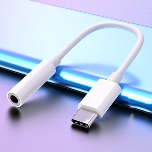 USB C to 3.5mm Headphone Adapter, White, photo 4
