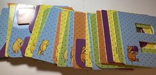Child's 25 learning letters 3 Panels Each 8" X 8" Cardboard B to Z Missing A