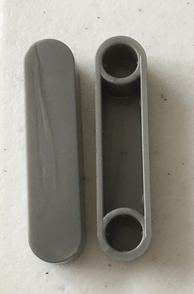 [3 Packs Of 2 Caps] RUBBERMAID Closet Shelf Rod Spacer Caps Satin