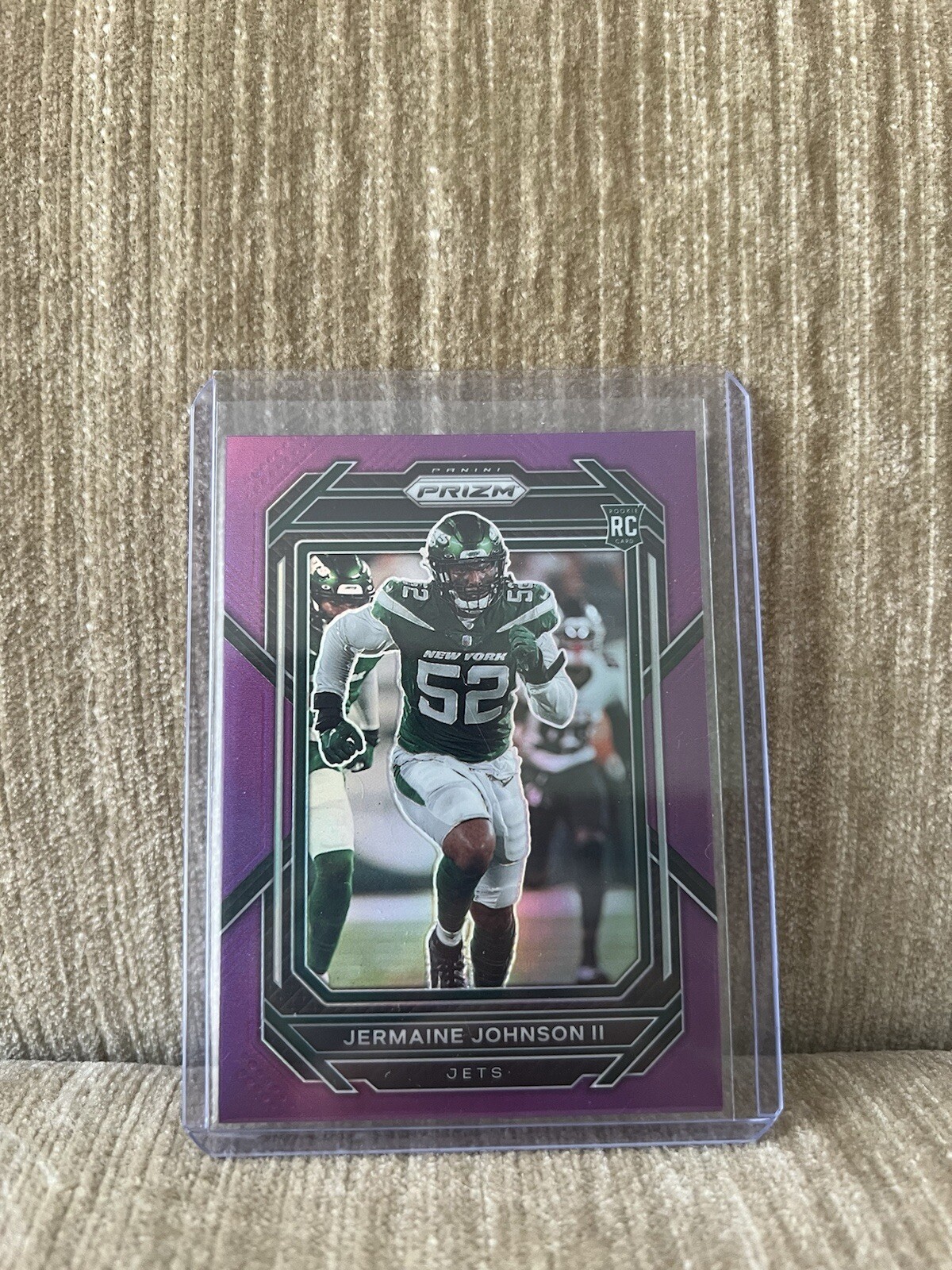 2022 Panini Prizm Football #375 Jermaine Johnson II Purple Prizm /125 Rookie RC