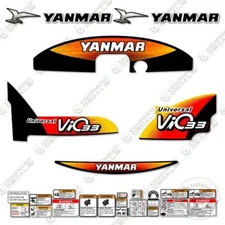 Fits Yanmar Vio33-5 Decal Kit Mini Excavator - 7 YEAR OUTDOOR 3M VINYL!