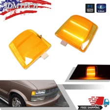 Amber Lens+LED Side Marker Corner Light for 1995-2005 Chevrolet Astro GMC Safari