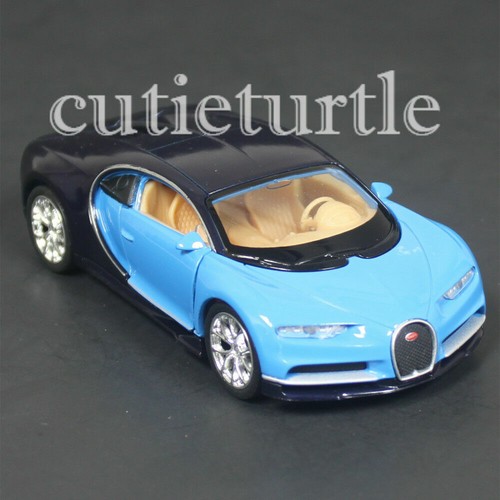 4.5" Welly Bugatti Chiron Diecast Model Display Toy Car 43738D  - Picture 11 of 13