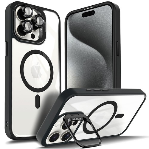 Funda Magsafe Soporte Lente Protector Para iPhone 16e 16 15 14 13 12 11 Plus Pro Max - Imagen 2 de 75