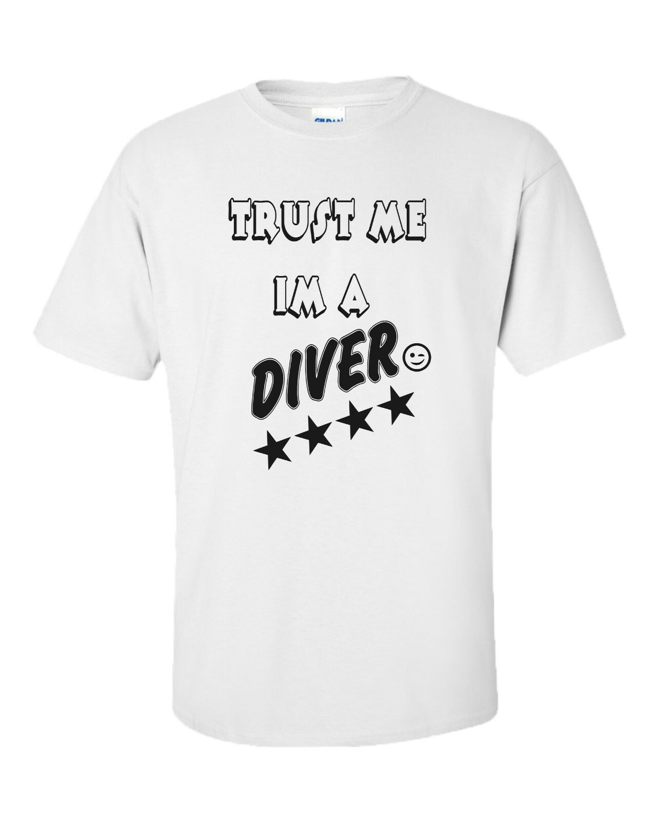 ALTRA T shirt Trust me I'm a Diver S XXXL regalo di Natale scherzo divertente regalo