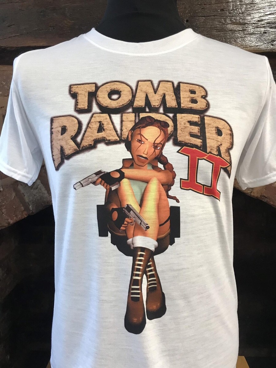 Tomb Raider 2 Lara Croft t-shirt - Mens & Women's sizes S Tomb Raider 2 Lara Croft t-shirt - Mens & Women's sizes S