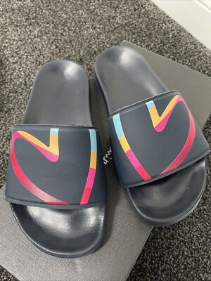 Paul Smith Womens Navy Summit Heart Slides UK