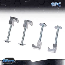 Tool Box Mount J Hook Toolbox Pickup Pair Rail Mounting Kit Clamp Tiedown Truck