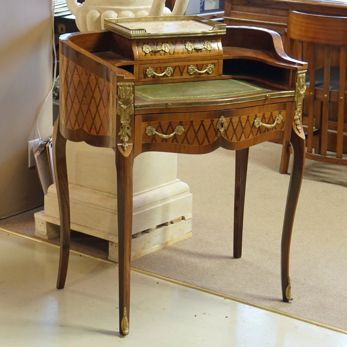 Used antique writing desk deals