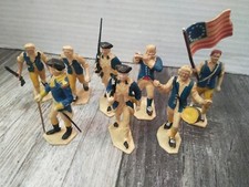 VTG. 1960's Civil War Toy Soldiers 8  Made In Germany read 