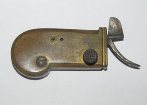 Antique Civil War Era Medical Bloodletting Fleam Brass Metal Blood Letting