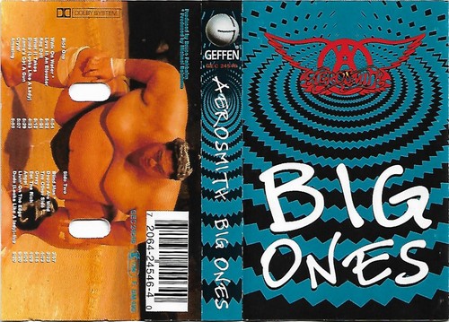 AEROSMITH BIG ONES CASSETTE ALBUM 16 track inc bonus live track GERMAN GEFFEN - Picture 11 of 11
