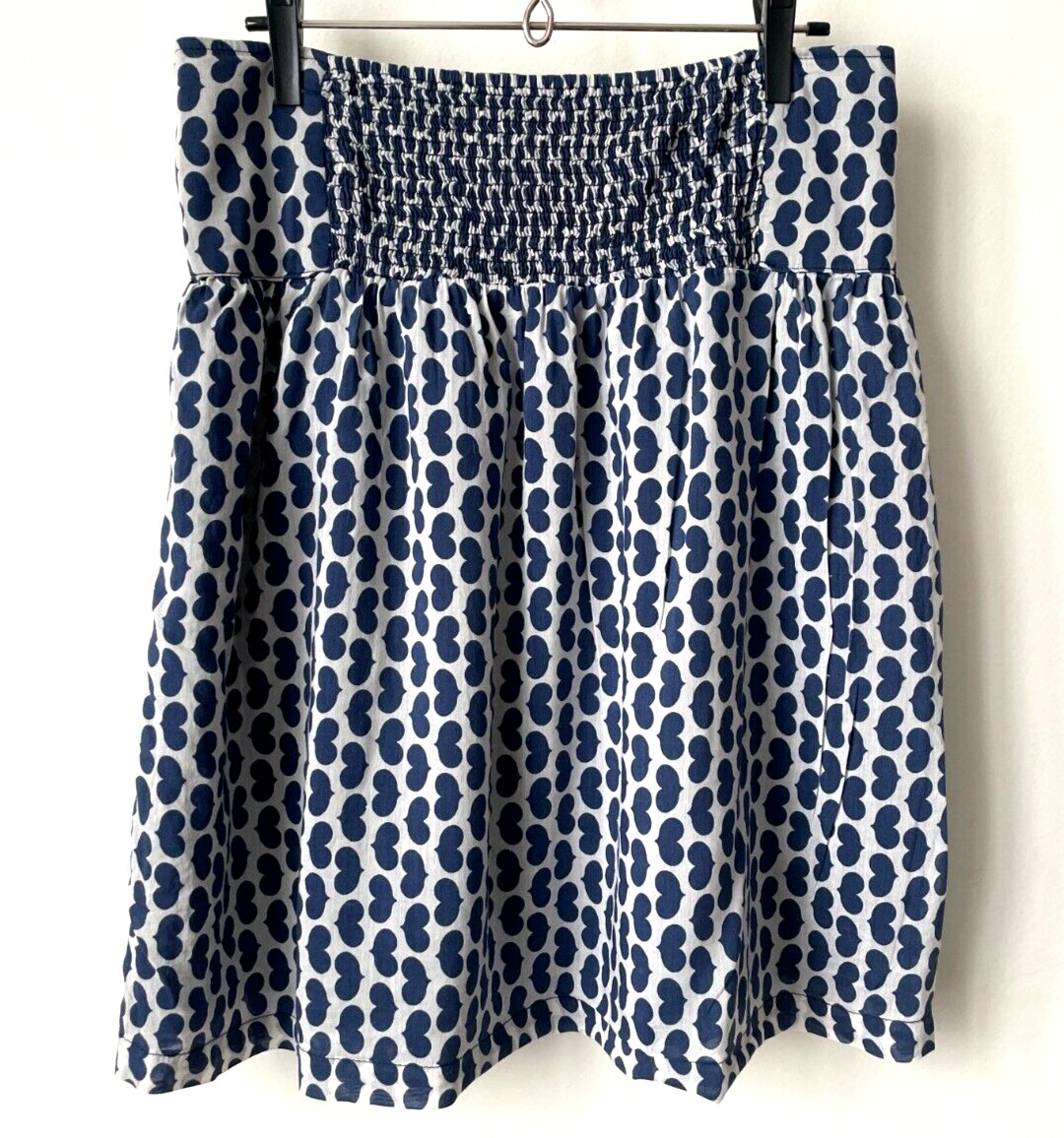 Zara Basic Navy Blue Heart Pattern Light Grey Ski… - image 8