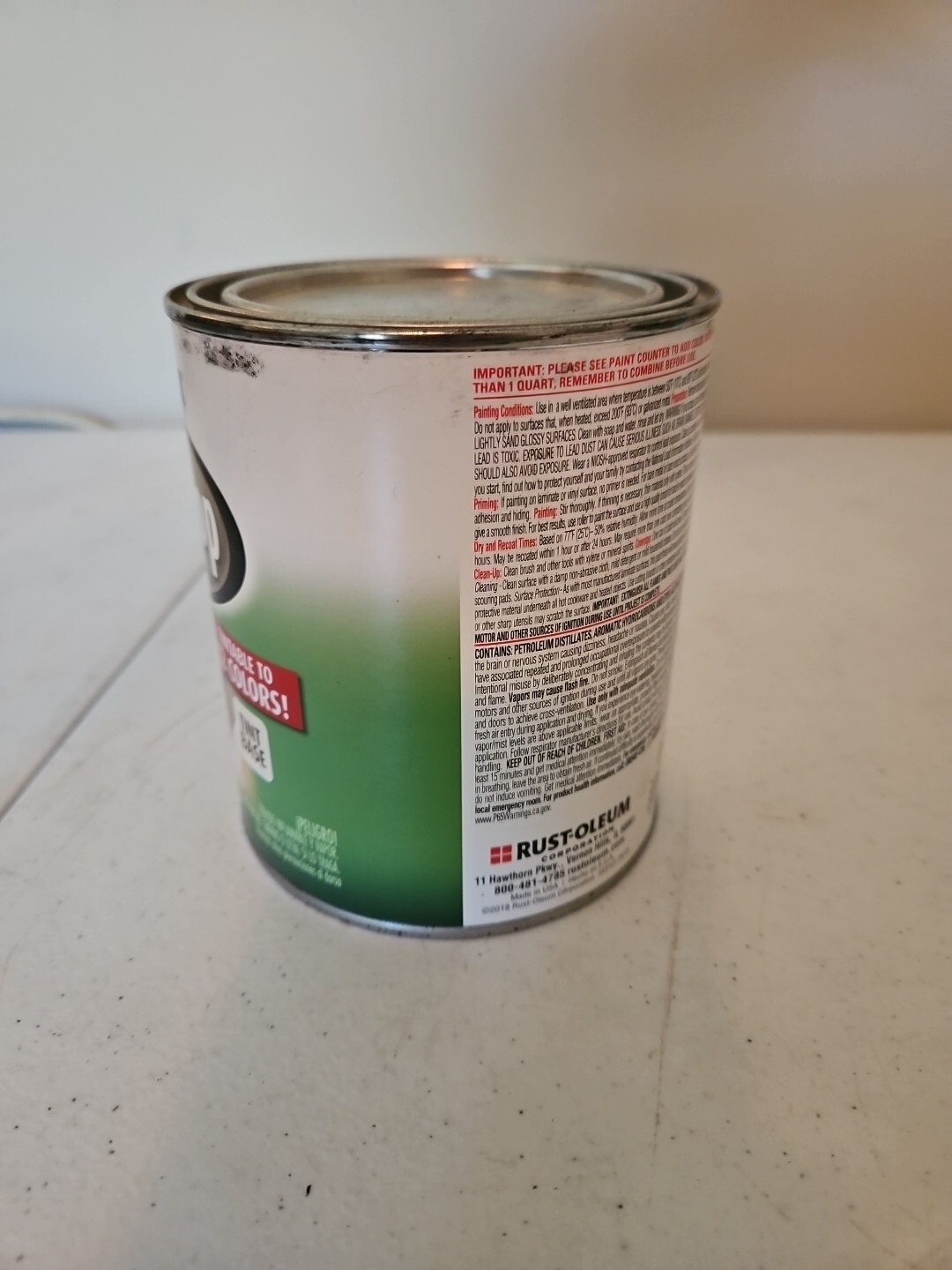 Rustoleum Countertop Coating Tintable To 16 Colors Tint Base Only 29