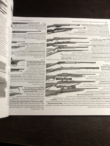 Rock Island Auction Company Regional Firearms Auction 2009 Book 1 and 2 - Imagen 7 de 12