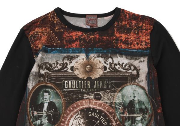 GAULTIER JEAN'S Printed Long Sleeve T-shirt Size 48(K-146623 GAULTIER JEAN'S Printed Long Sleeve T-shirt Size 48(K-146623