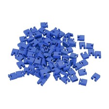 200pcs 2.54mm Pin Header Jumper Cap Short Circuit Connection Cap Blue