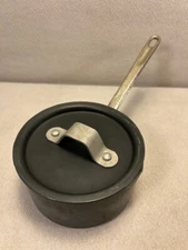 Commercial Aluminum Cookware Sauce Pan & Lid 1/2 Qt Anodized