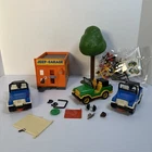 Vintage 1980's Faller West German Jeep Garage with Accessories